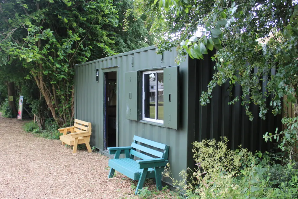 20ft Shipping Container Classroom at Southampton City Farm