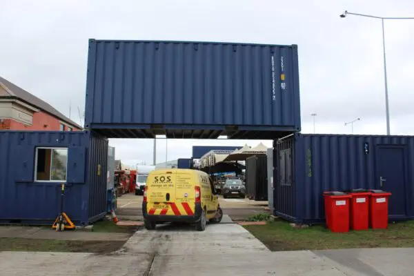 SOS Container Archway at Southampton Boat Show