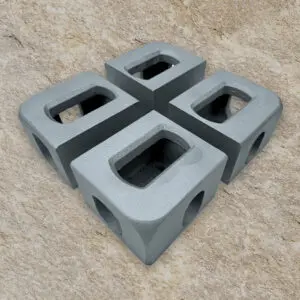 Bottom Corner Casting (Set of 4)