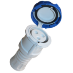 This durable, weatherproof IP67 fitting connects the supplied mains electric lead directly to the unit and is ready to use on delivery.