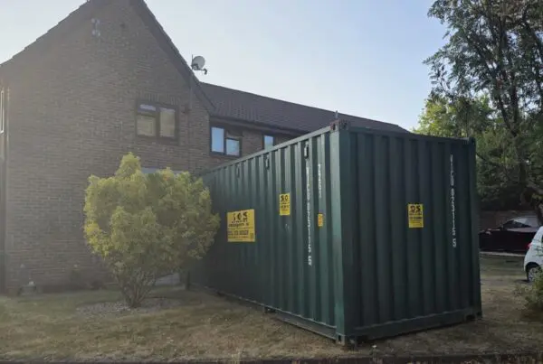Storage Container Hire vs Self Storage - How SOS Helped Will Save £700 During His House Renovation
