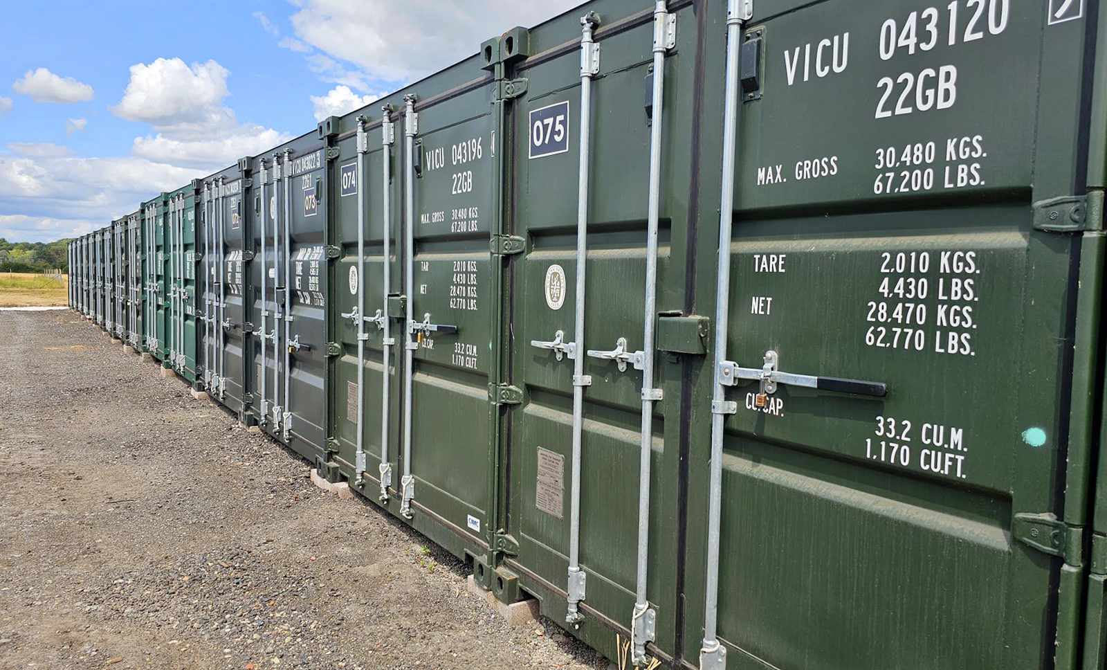 Space-saving self-service storage container in Salzburg (AT