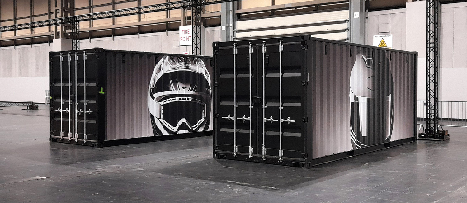 SOS Powers Motorcycle Live 2024 with Custom Shipping Containers