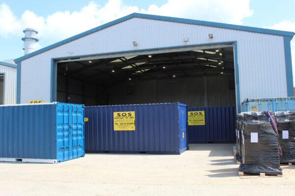 Cabin Prep Hangar in New Storage on Site Yard