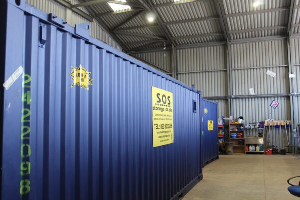 Cabin Prep Hangar in New Storage on Site Yard
