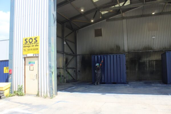 New Paint Bay In Action | Storage on Site