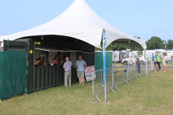 Netley Marsh Steam & Craft Show Container Conversion Ticket Booth