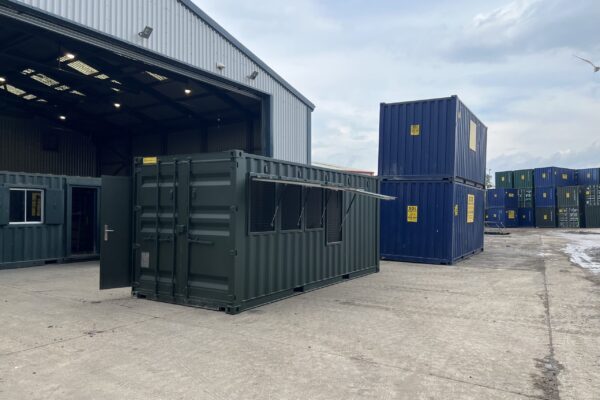 Netley Marsh Steam & Craft Show Container Conversion Ticket Booth