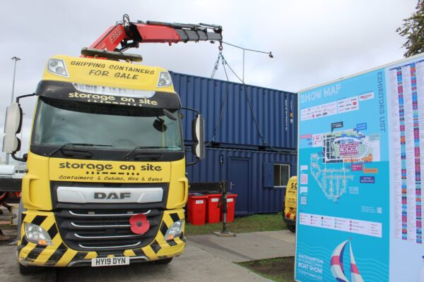 SOS Truck with Crane at Southampton Boat Show