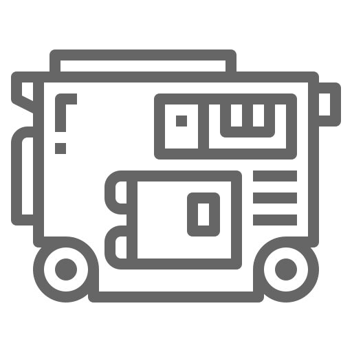 Diesel-fuelled generator for towable welfare units