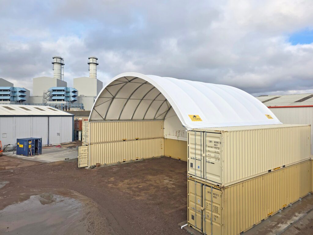 New Container Conversions Bay at Storage on Site Depot in Marchwood