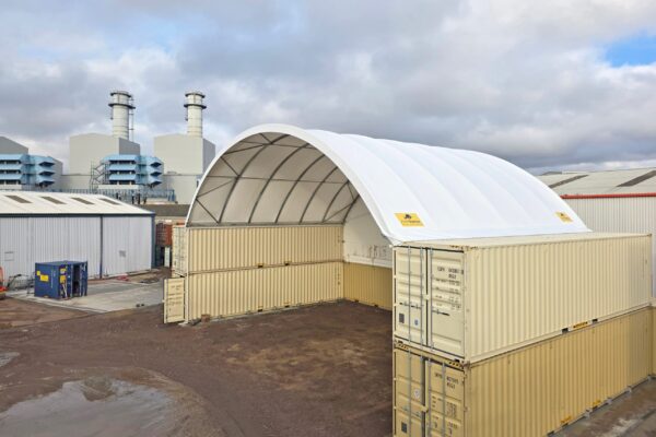 New container conversions bat at Storage on Site depot in Marchwood, Southampton