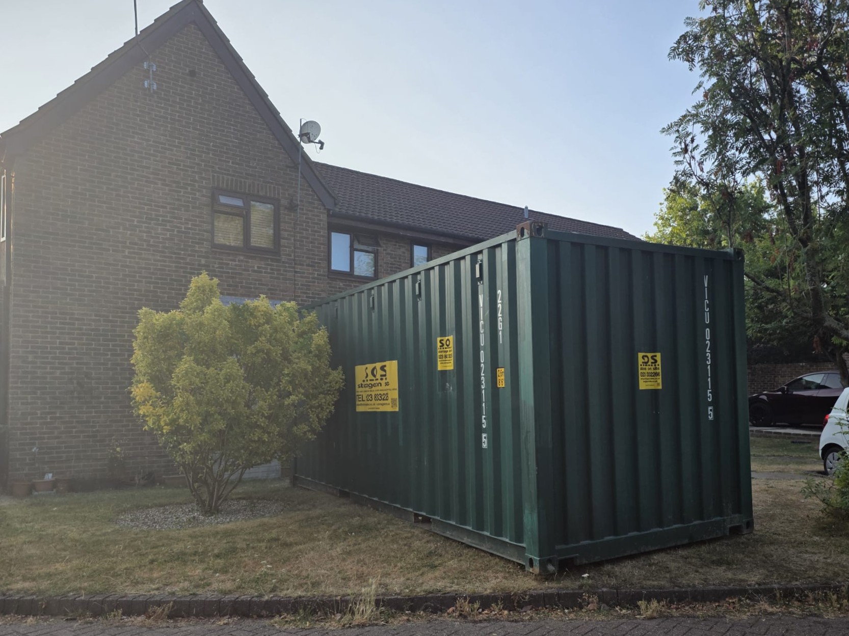 Storage Container Hire vs Self Storage - How SOS Helped Will Save £700 During His House Renovation